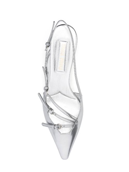 Décolleté slingback con fibbie MIU MIU | 5I013EF-M055H4FF0118